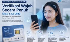 Registrasi Kartu SIM Wajib Verifikasi Wajah Mulai 1 Juli 2026